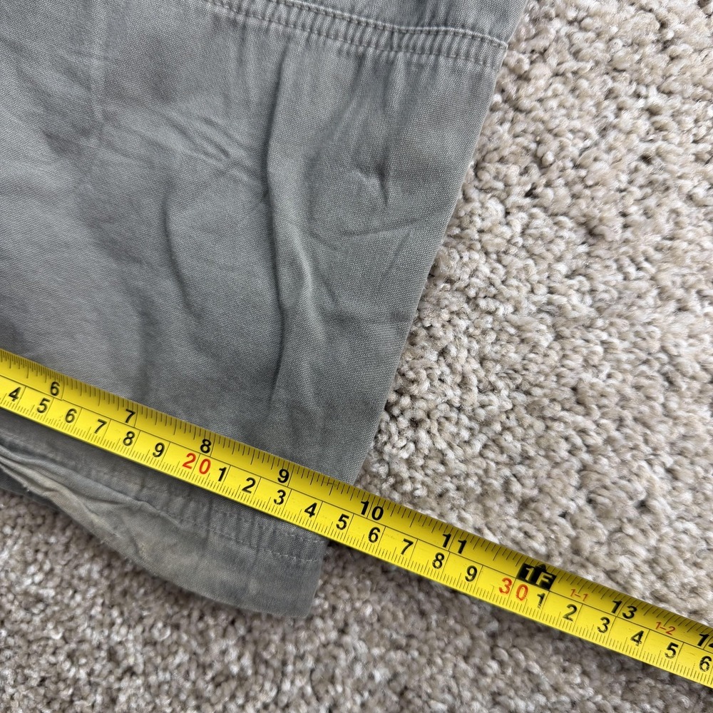 Y2K American Eagle Outfitters Cargo Pants Womens 6 Gray Relaxed Fit Straight Leg - Picture 9 of 10